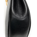 Shoulder Bag Small Bicolor Drew Black Grained Calfskin Leather