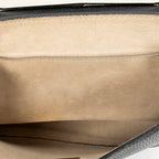 Shoulder Bag Small Bicolor Drew Black Grained Calfskin Leather