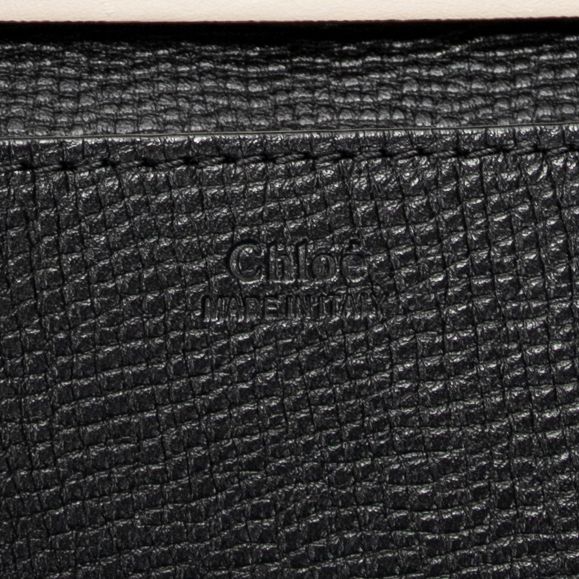 Shoulder Bag Small Bicolor Drew Black Grained Calfskin Leather