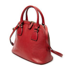 Shoulder Bag Small GG Charm Dome Tote Red Grained Calfskin Leather