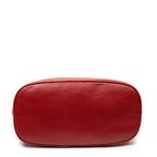Shoulder Bag Small GG Charm Dome Tote Red Grained Calfskin Leather