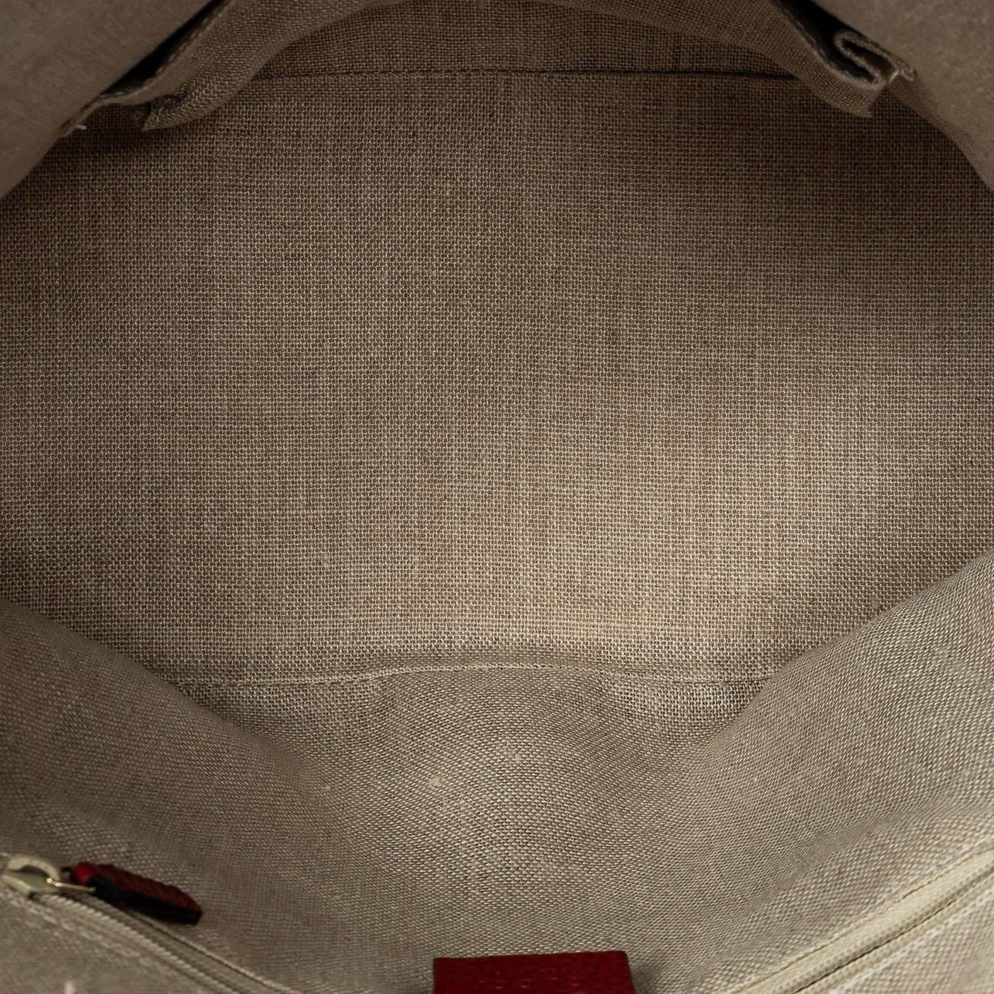 Shoulder Bag Small GG Charm Dome Tote Red Grained Calfskin Leather