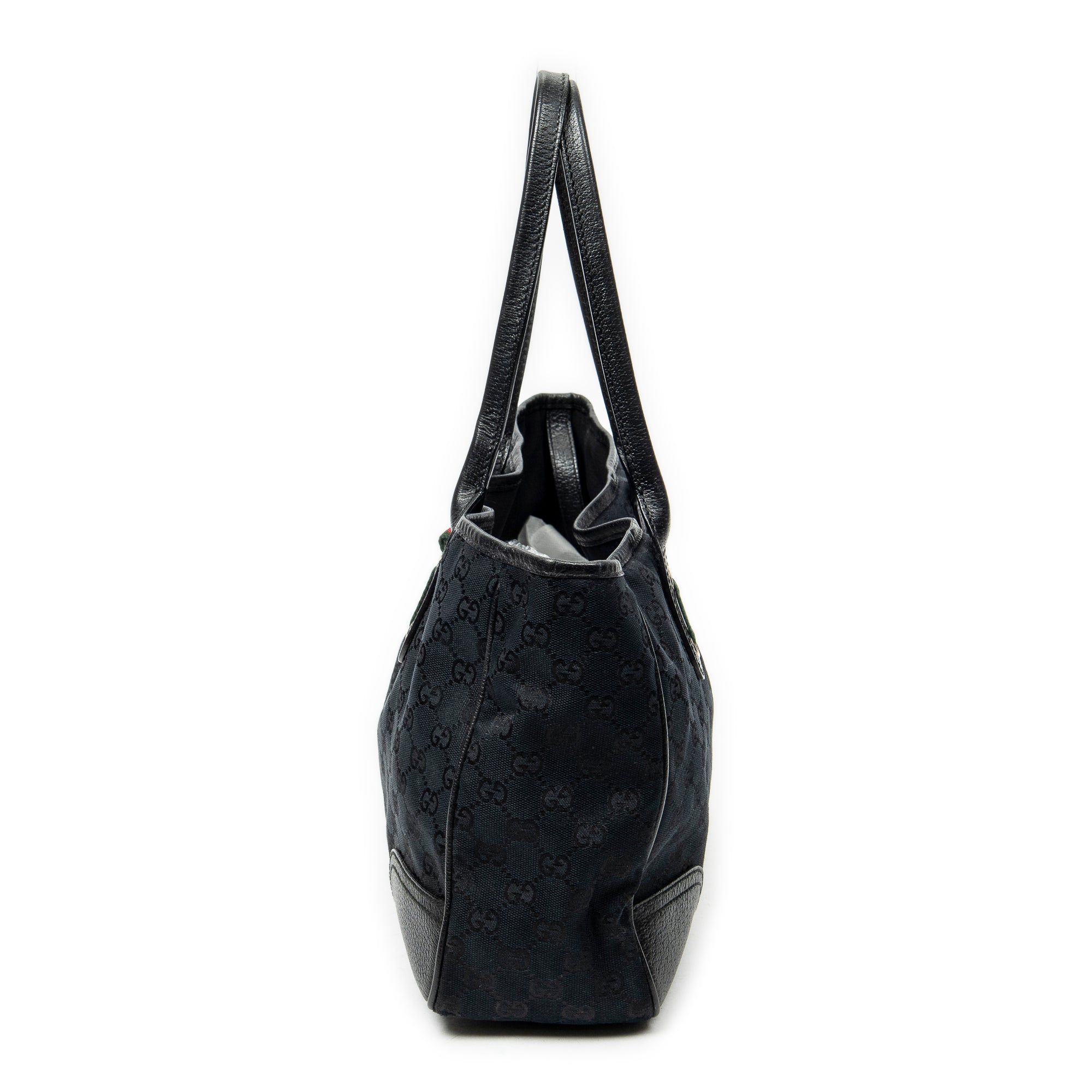 Shoulder Bag Medium Princy Tote Black Monogrammed Canvas
