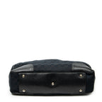 Shoulder Bag Medium Princy Tote Black Monogrammed Canvas