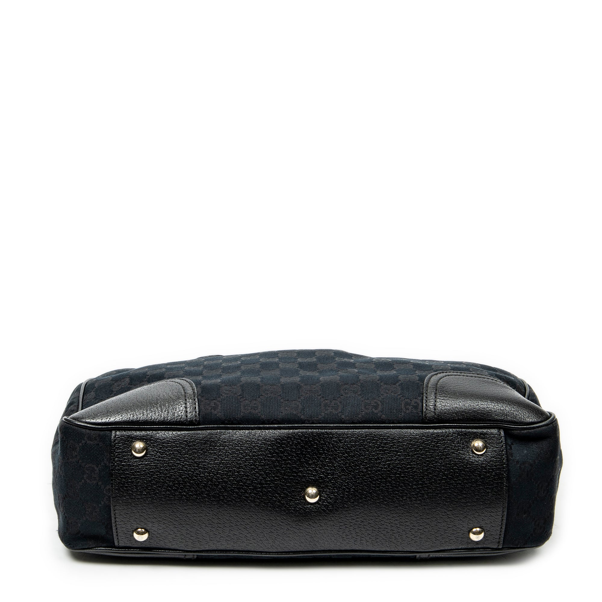 Shoulder Bag Medium Princy Tote Black Monogrammed Canvas