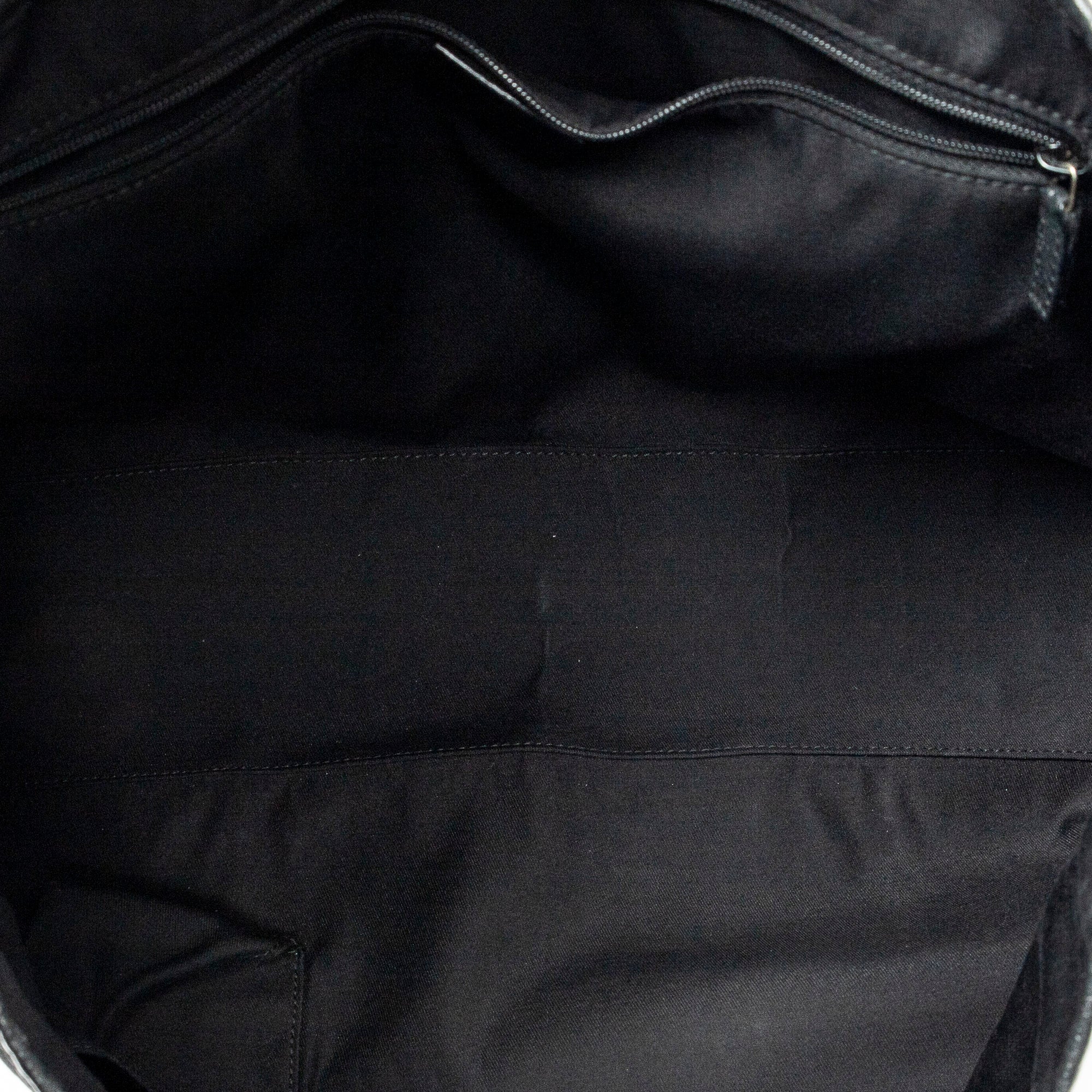 Shoulder Bag Medium Princy Tote Black Monogrammed Canvas