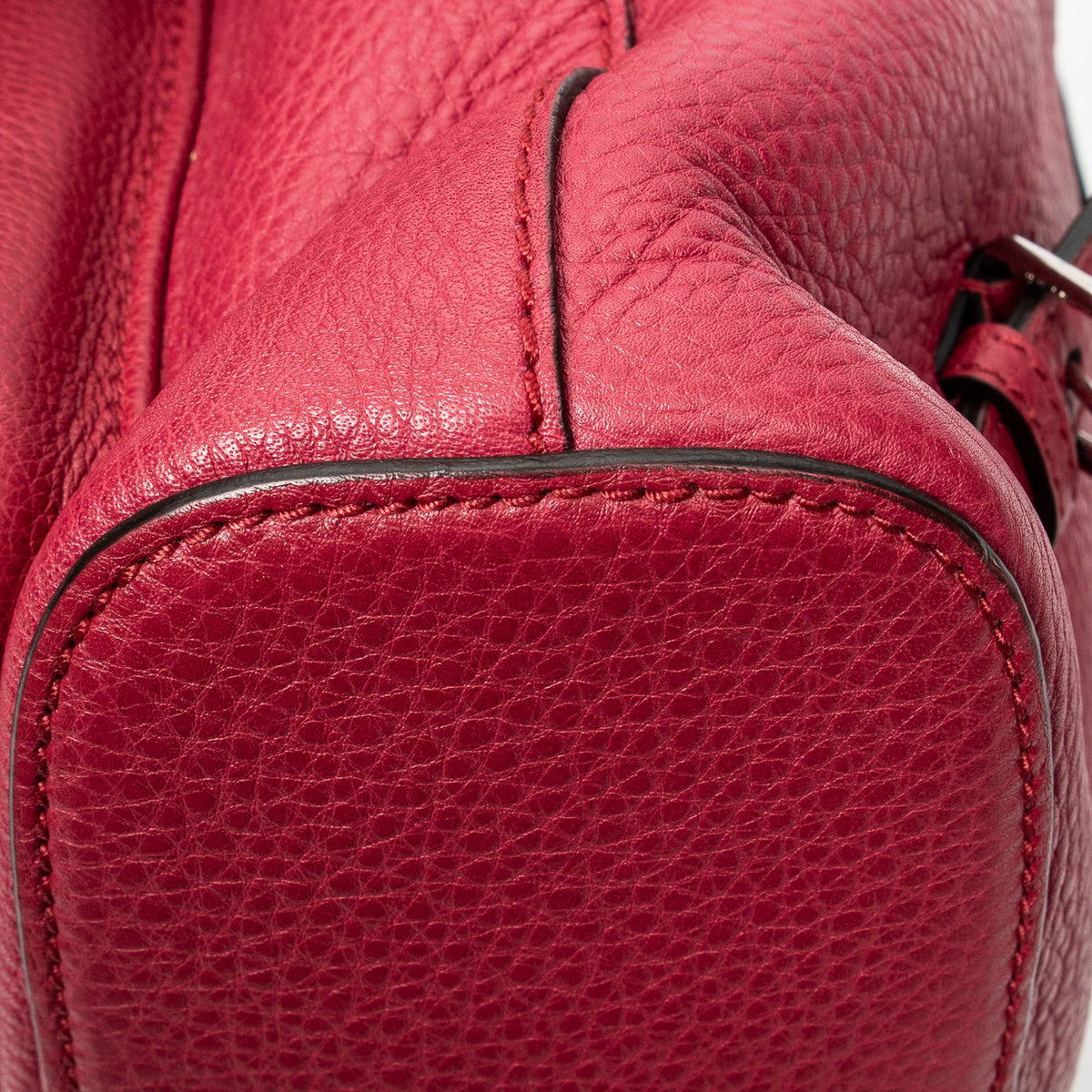 Backpack Medium Bamboo Tassel Backpack Fuchsia Calfskin Leather