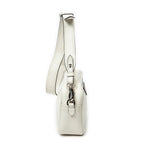 Bolso de Hombro Estampado de Mono Bolso para Cámara Piel de Becerro Color Marfil
