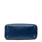 Handbag Large Open Tote Navy Saffiano Leather