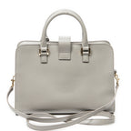 Shoulder Bag Small Monogram Cabas Gray Calfskin Leather