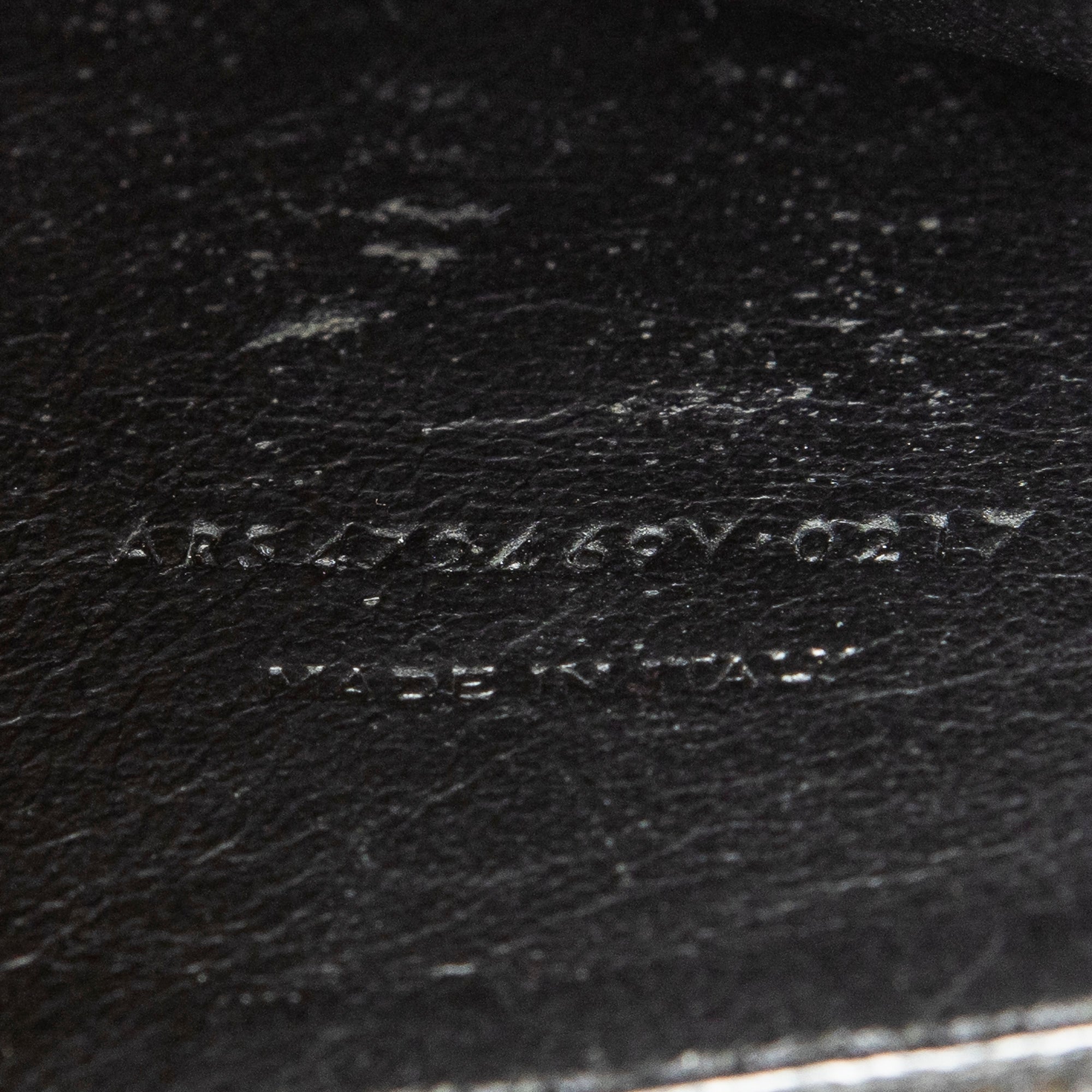 Shoulder Bag Small Monogram Cabas Gray Calfskin Leather