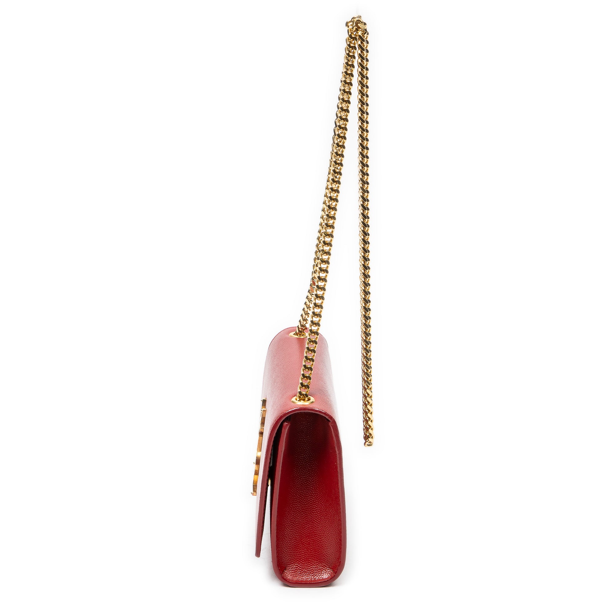 Shoulder Bag Small Kate Red Grain de Poudre Leather