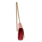 Shoulder Bag Small Kate Red Grain de Poudre Leather