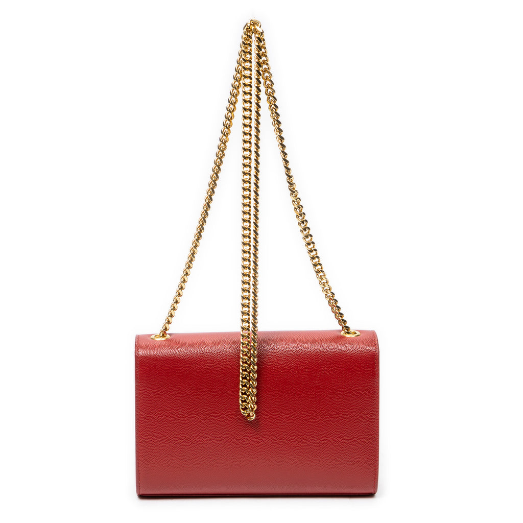 Shoulder Bag Small Kate Red Grain de Poudre Leather