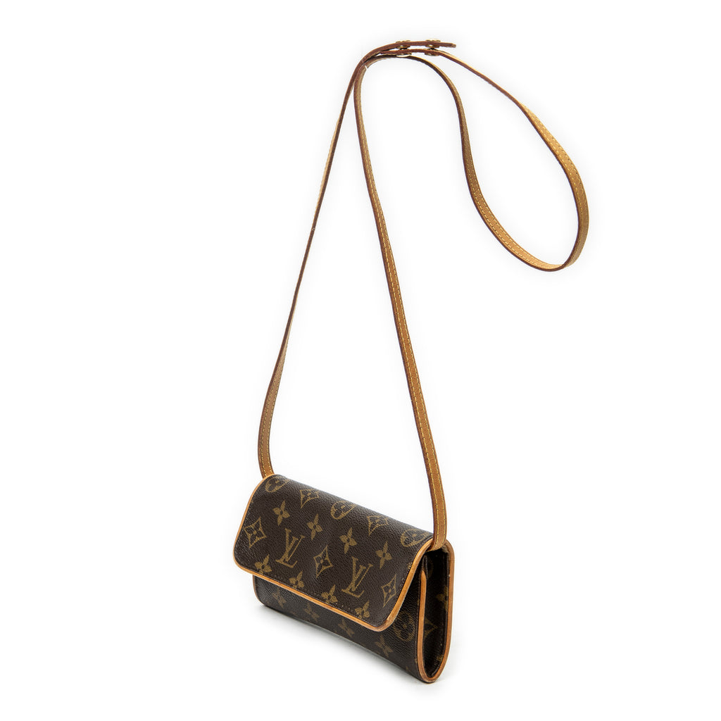 Shoulder Bag Twin PM Brown Monogram Canvas