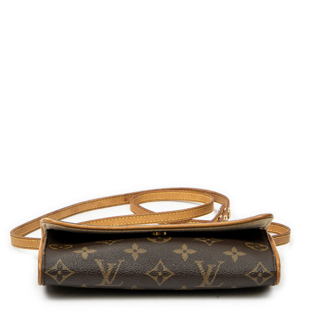Shoulder Bag Twin PM Brown Monogram Canvas