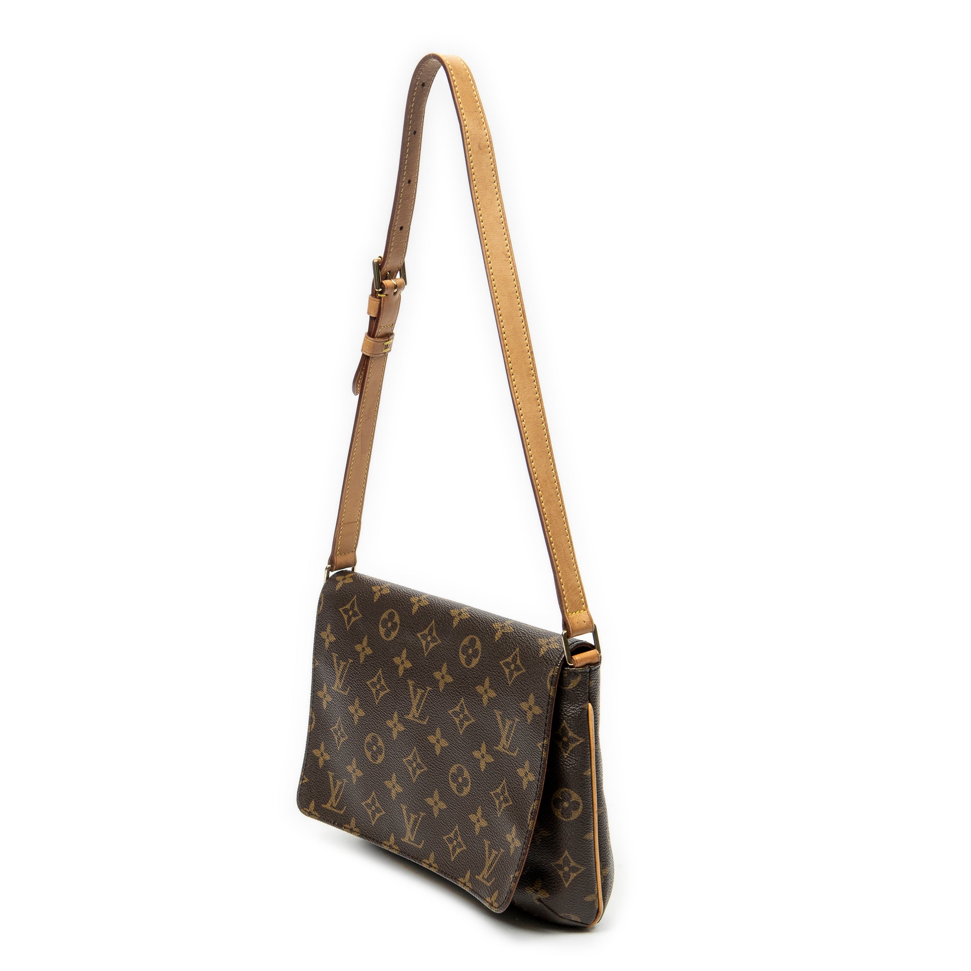 Shoulder Bag Musette Tango Brown Monogram Canvas