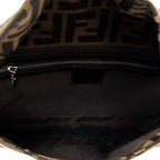 Shoulder Bag Baguette Brown Zucca Canvas