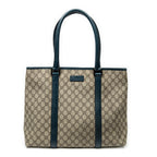 Shoulder Bag Large Open Tote Dark Green Supreme Coated Canvas