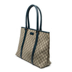 Shoulder Bag Large Open Tote Dark Green Supreme Coated Canvas