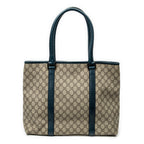 Shoulder Bag Large Open Tote Dark Green Supreme Coated Canvas