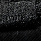 Waist Bag Small Waist Pouch Black Monogrammed Canvas