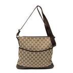 Shoulder Bag Medium Messenger Brown Monogrammed Canvas