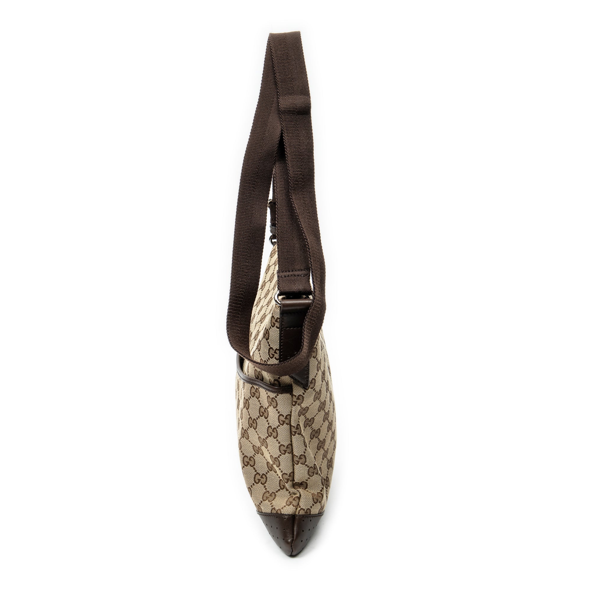 Shoulder Bag Medium Messenger Brown Monogrammed Canvas