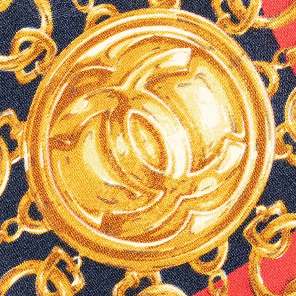 Bufanda Bufanda Roja 100% Seda Jacquard