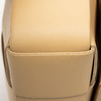 Shoulder Bag Mini Cassette Crossbody Beige Maxi Intrecciato Leather