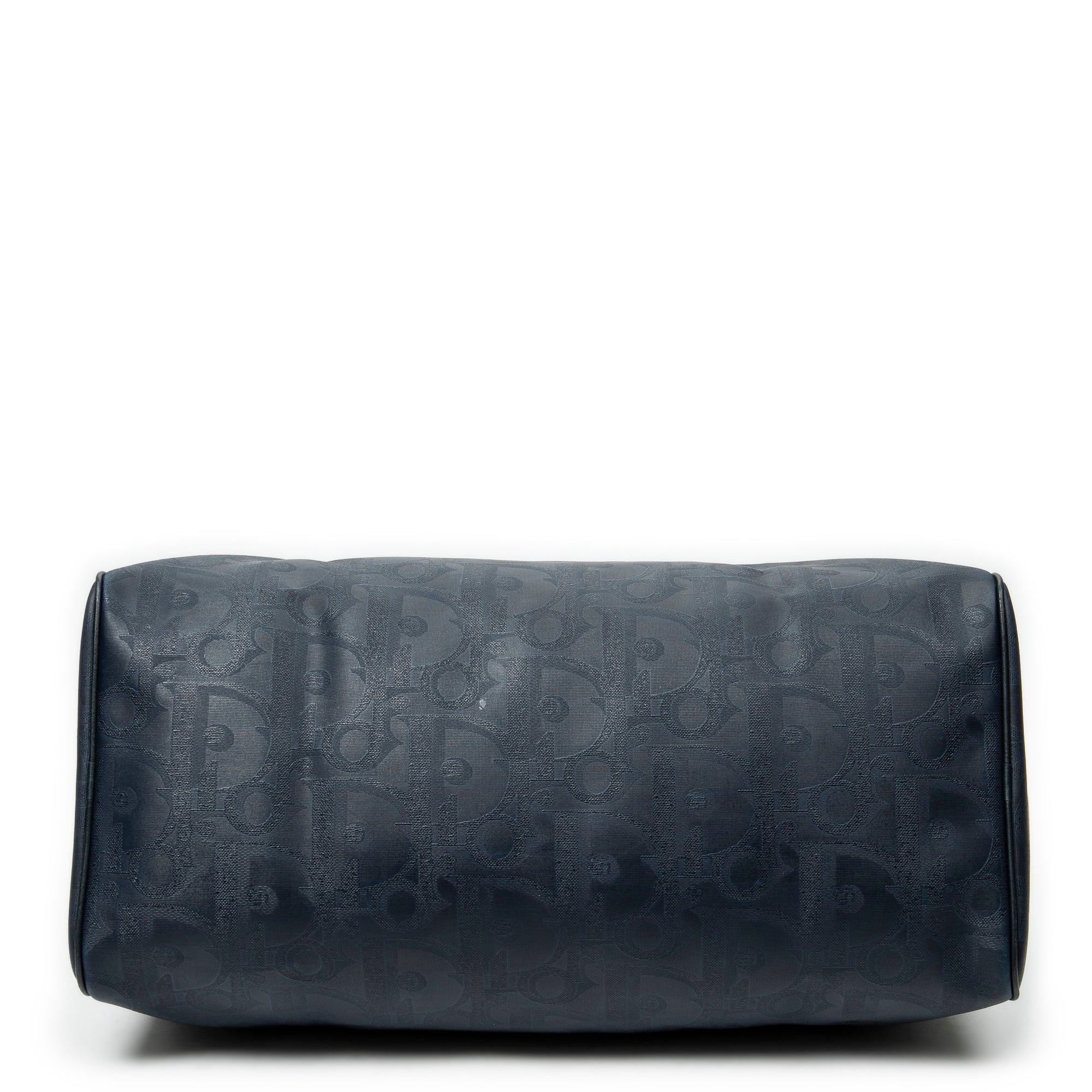 Sac de Voyage Grand Vintage Travel Boston Marine Maxi Diorissimo Toile Enduite