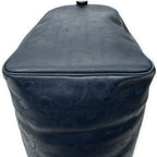 Sac de Voyage Grand Vintage Travel Boston Marine Maxi Diorissimo Toile Enduite