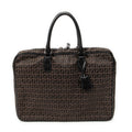 Handbag Vintage Briefcase Dark Brown Zucchino Canvas