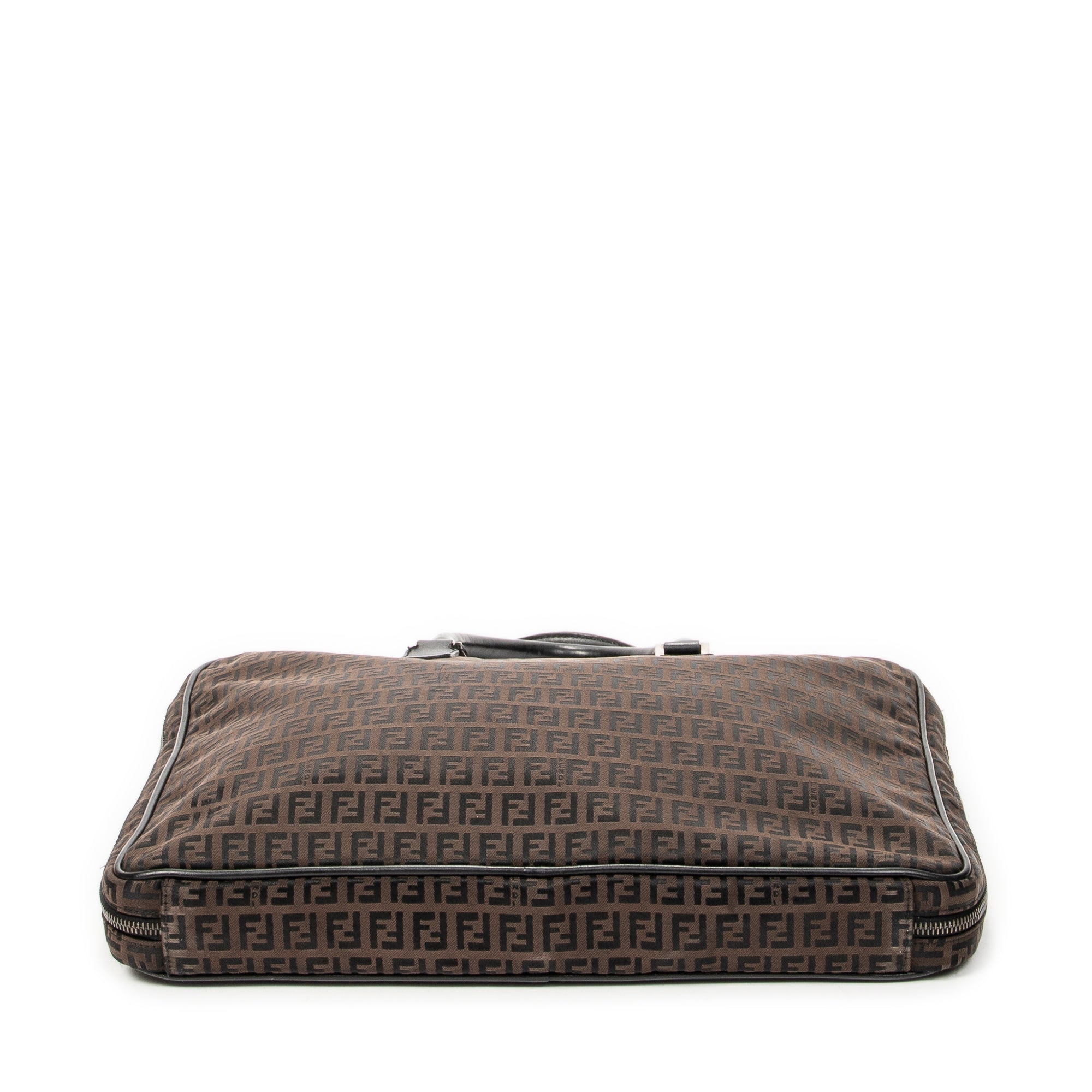 Handbag Vintage Briefcase Dark Brown Zucchino Canvas