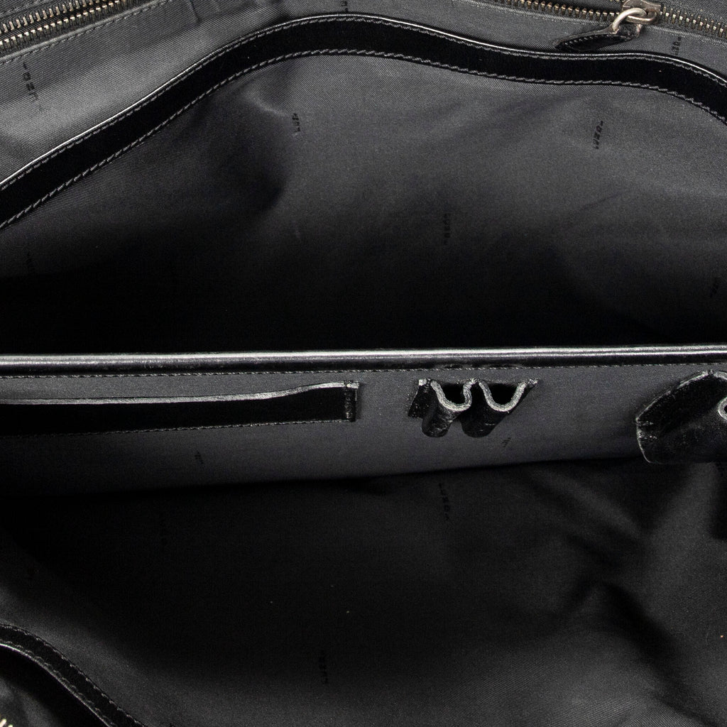Handbag Vintage Briefcase Dark Brown Zucchino Canvas