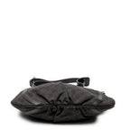 Shoulder Bag Small D-Ring Messenger Dark Brown Monogrammed Denim Canvas