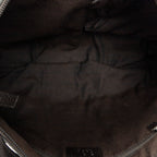 Shoulder Bag Small D-Ring Messenger Dark Brown Monogrammed Denim Canvas