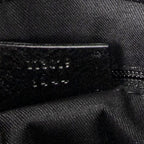 Shoulder Bag Small Shoulder Tote Black Monogrammed Canvas