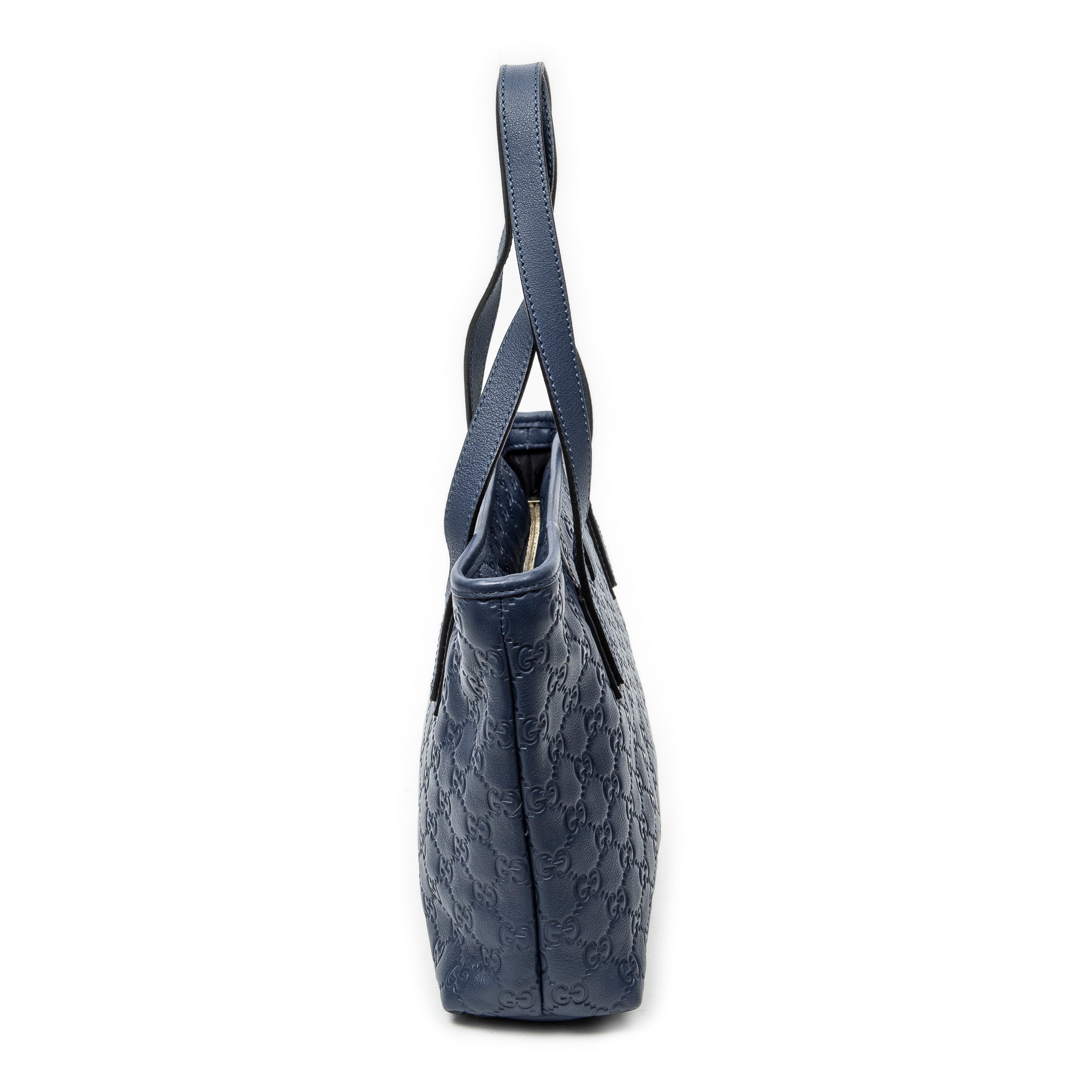 Shoulder Bag Small Joy Tote Blue Guccissima Leather