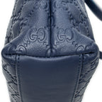 Shoulder Bag Small Joy Tote Blue Guccissima Leather
