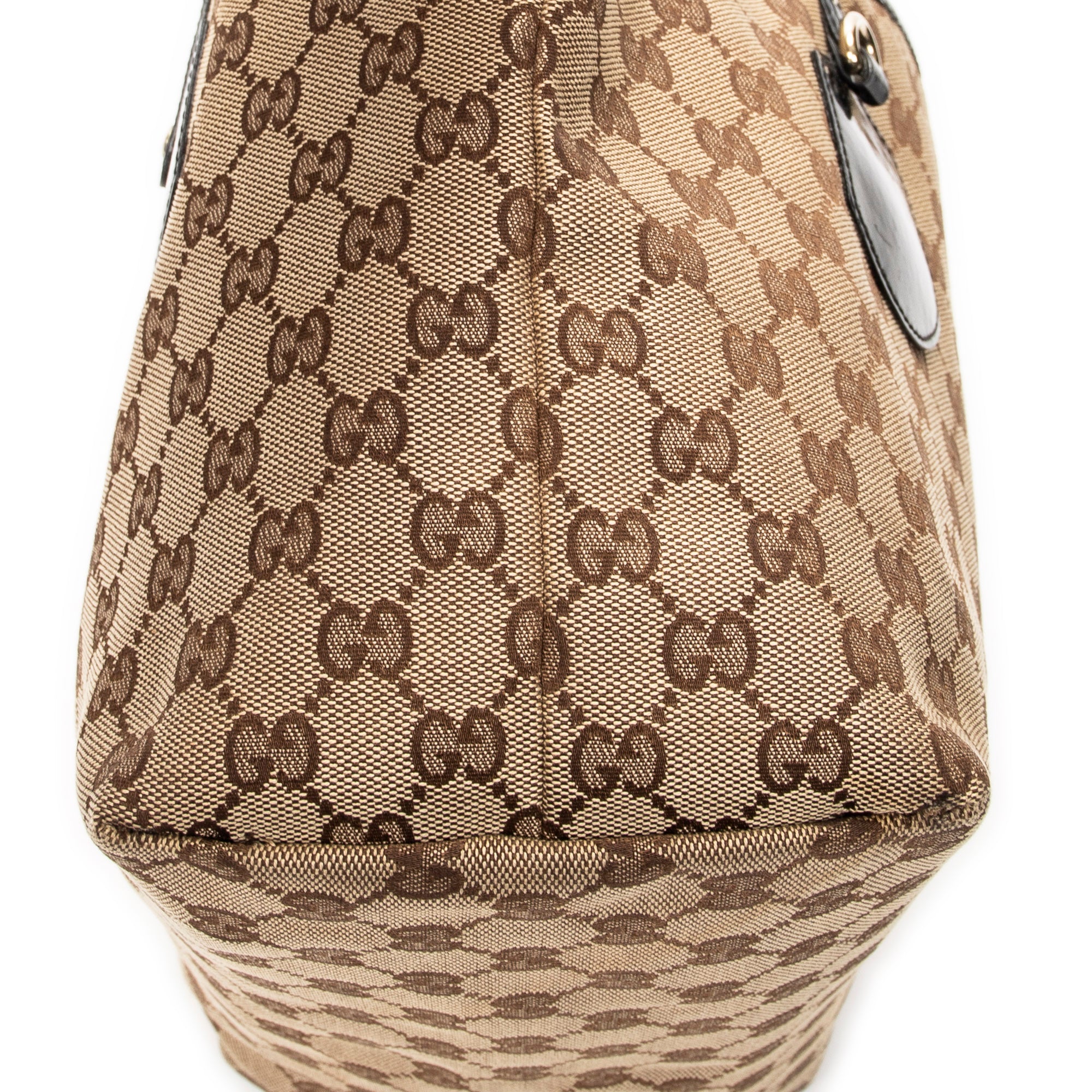 Shoulder Bag Jolie Tote Black Monogrammed Canvas