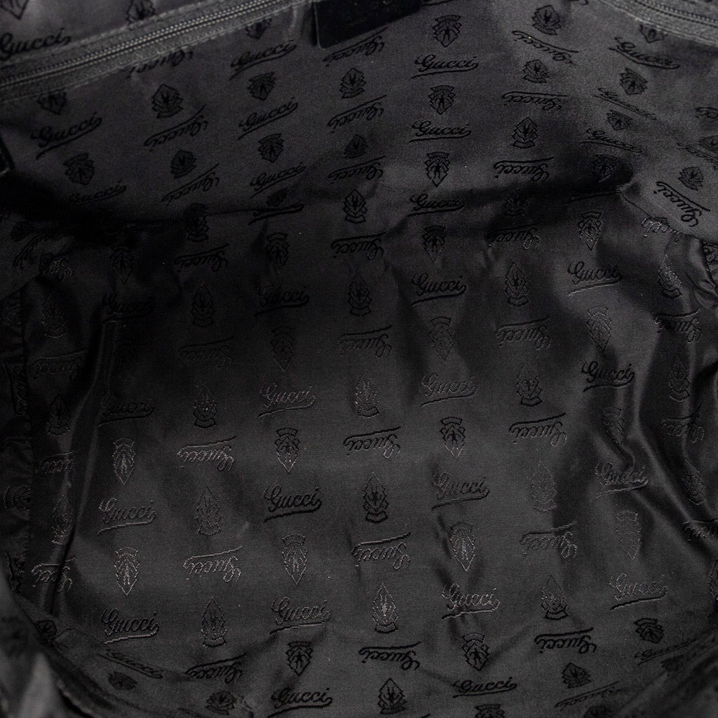 Shoulder Bag Jolie Tote Black Monogrammed Canvas