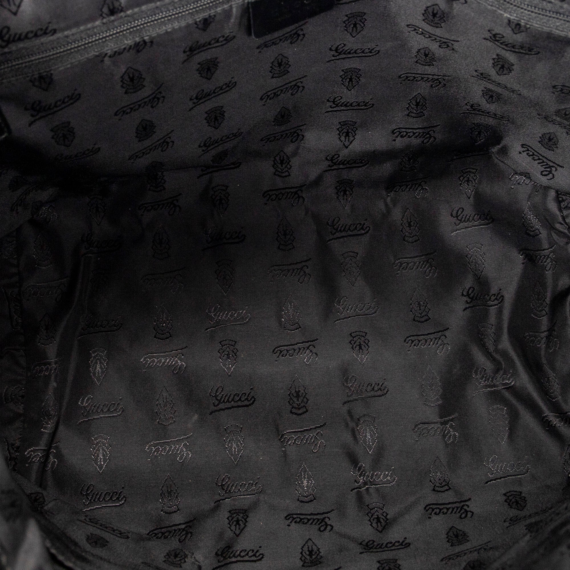 Shoulder Bag Jolie Tote Black Monogrammed Canvas