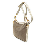 Shoulder Bag Jacquard Messenger Beige Jacquard Canvas