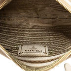 Shoulder Bag Jacquard Messenger Beige Jacquard Canvas