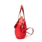 Prada - Sac Fourre-tout Zippé Convertible - Rouge