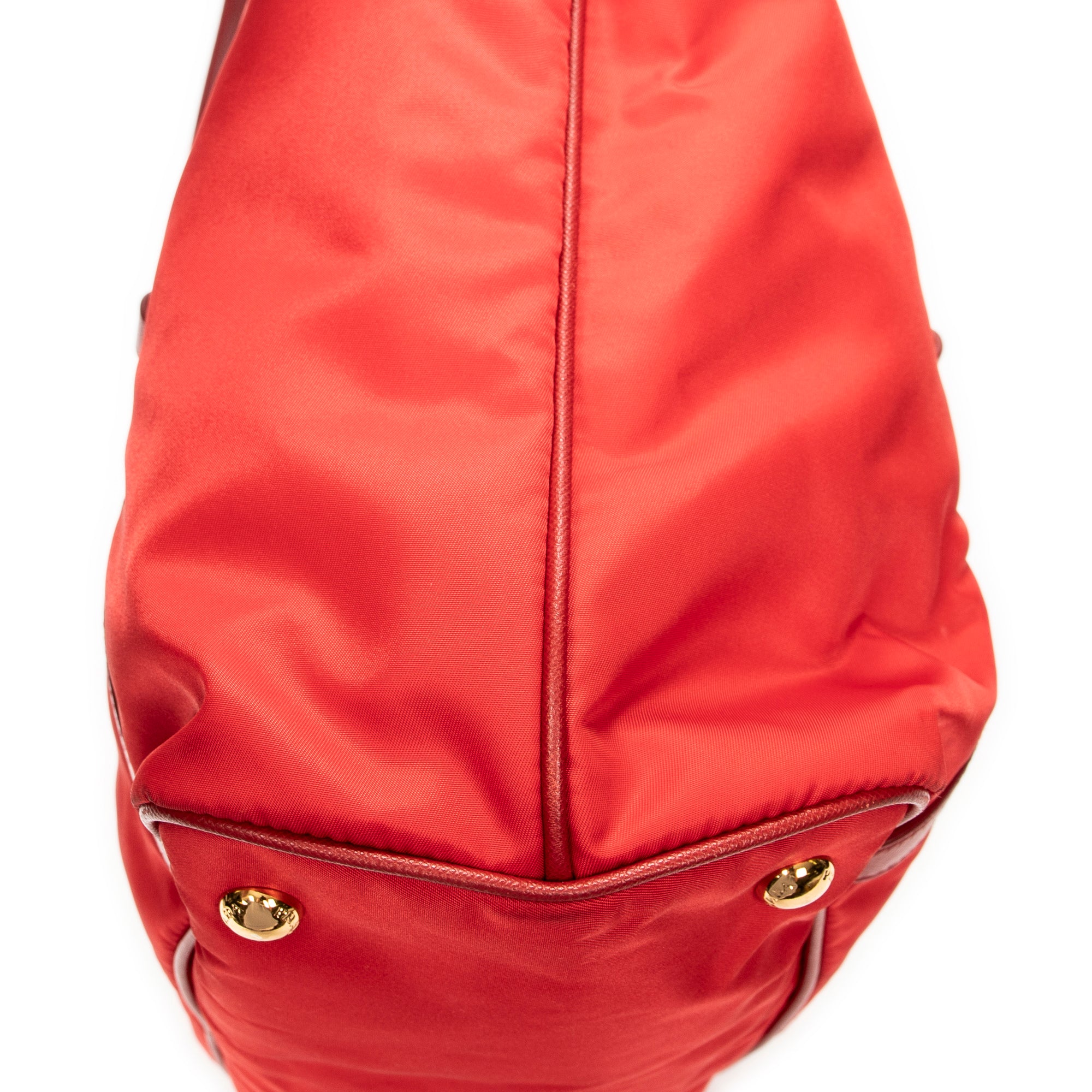 Prada - Sac Fourre-tout Zippé Convertible - Rouge