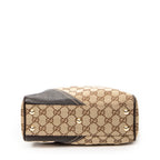 Handbag Mini New Britt Dome Beige Monogrammed Canvas
