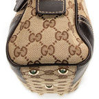 Handbag Mini New Britt Dome Beige Monogrammed Canvas