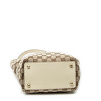 Shoulder Bag Small Eclipse Shopping Beige Monogrammed Canvas